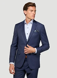 Navy Striped Suit