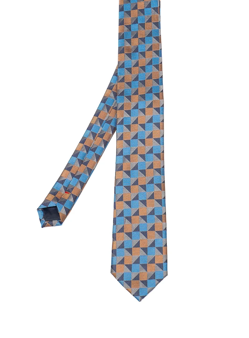 Cognac Diamond Tie