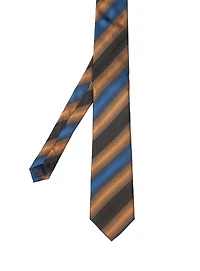Rust Multi Striped Tie