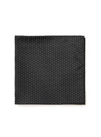 Black Dots Pocket Square