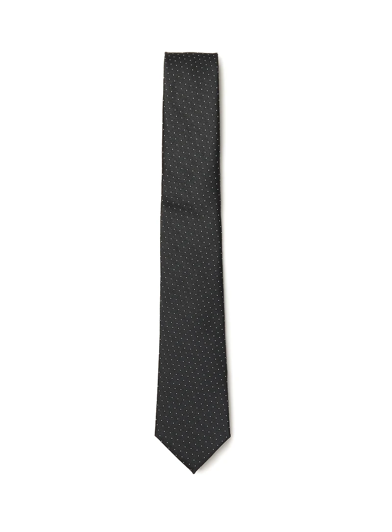 Black Polka Dot Tie
