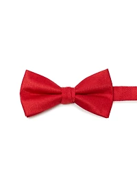 Noeud papillon rouge texturé