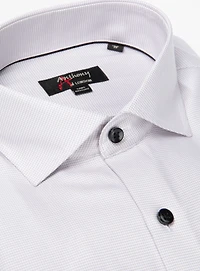 Chemise sans repassage à faux uni