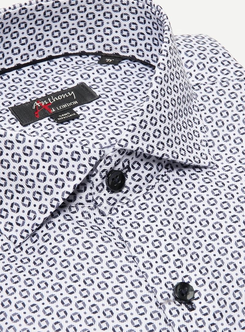 Delta Print Non-Iron Shirt