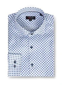 Chemise sans repassage à imprimé de trèfles