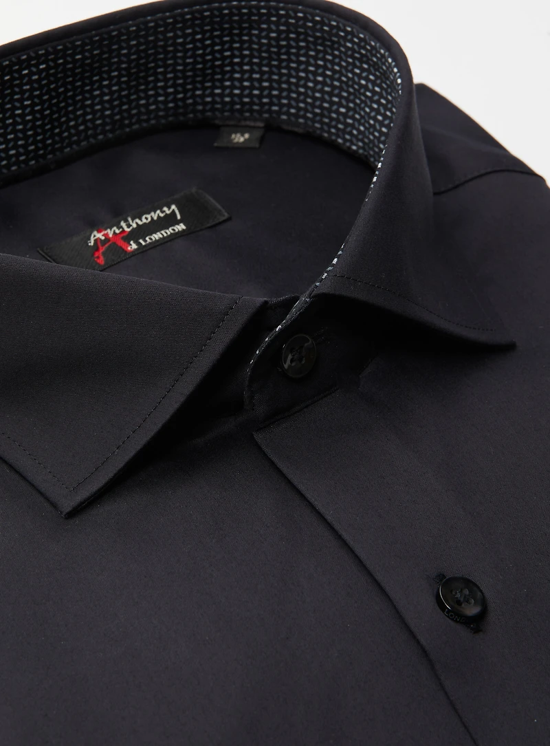 Easy-Care Solid Dress Shirt