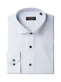 Easy-Care Solid Dress Shirt