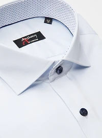 Easy-Care Solid Dress Shirt