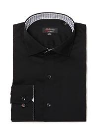 Spirals Print Non-Iron Shirt