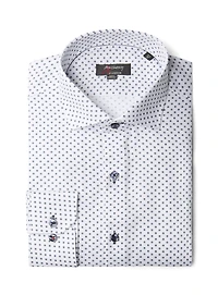 Chemise sans repassage à imprimé de drones