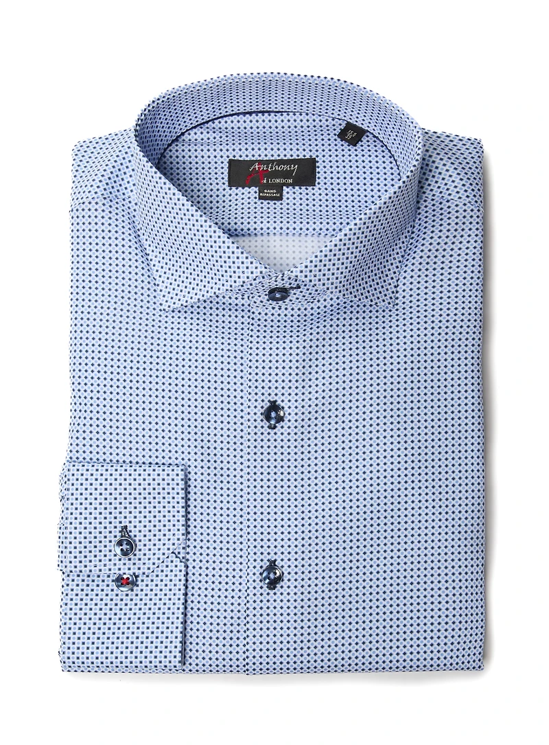 Marbles Print Non-Iron Shirt