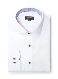 Chemise sans repassage à motif de tourbillons