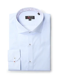 Chemise sans repassage à motif de rayures