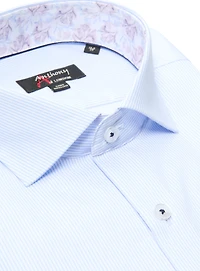 Striped Print Non-Iron Shirt