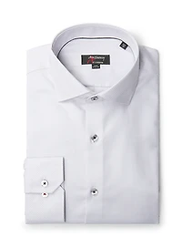 Houndstooth Print Non-Iron Shirt