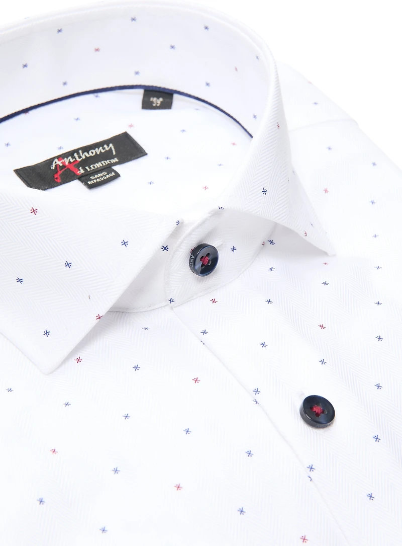 Star Print Non-Iron Shirt