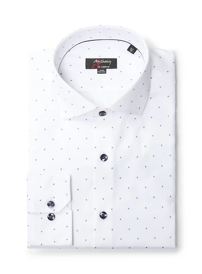 Star Print Non-Iron Shirt