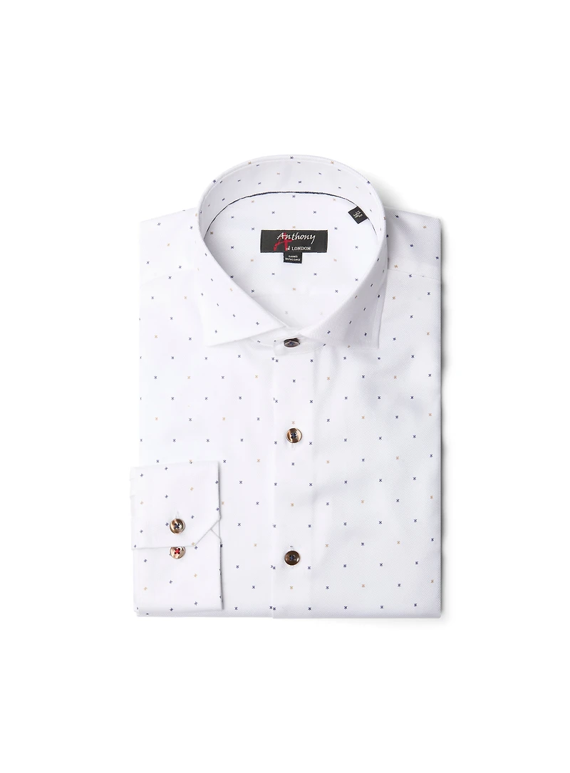 Star Print Non-Iron Shirt