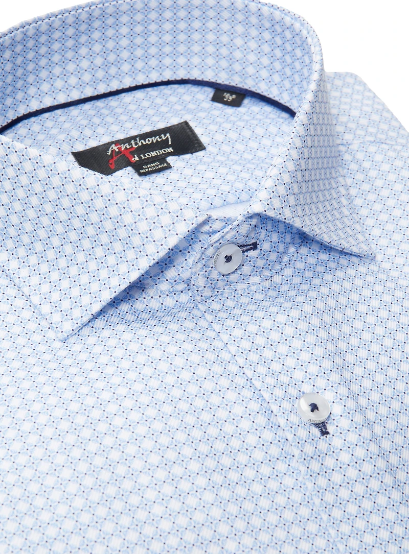 Diamonds Print Non-Iron Shirt