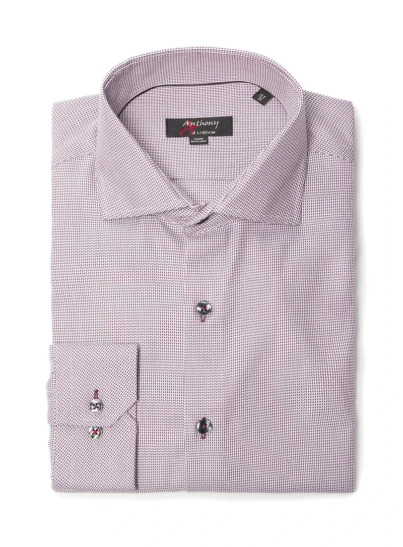 Chemise sans repassage à motif de flèches