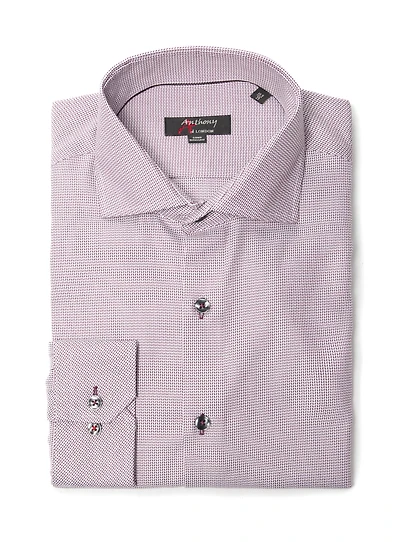 Chemise sans repassage à motif de flèches