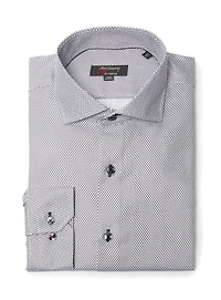 Chemise sans repassage à motif quadrillé