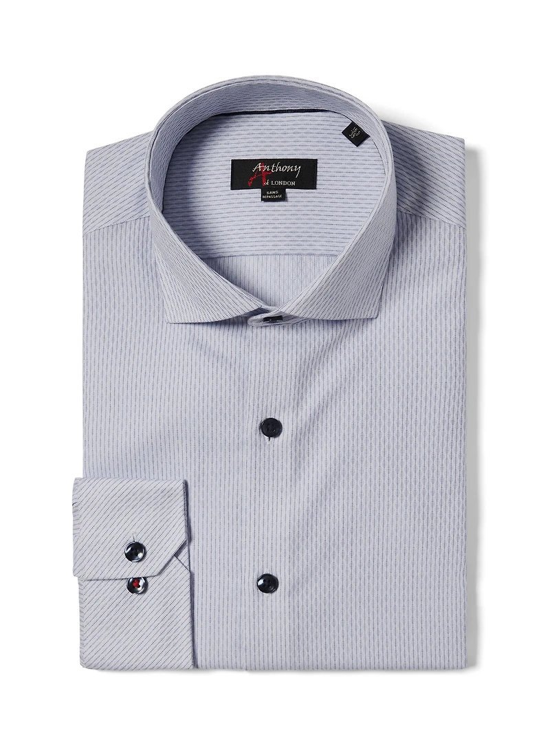Non-Iron Helix Print Shirt