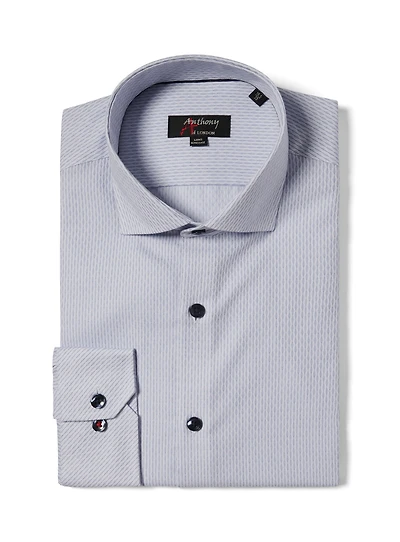 Non-Iron Helix Print Shirt