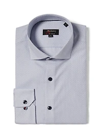 Non-Iron Helix Print Shirt