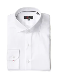 Chemise sans repassage à motifs carrés