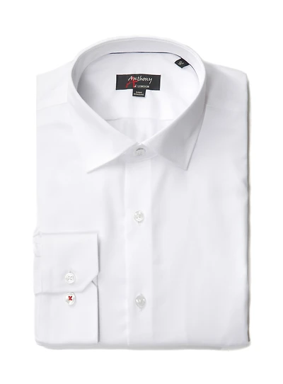 Chemise unie sans repassage
