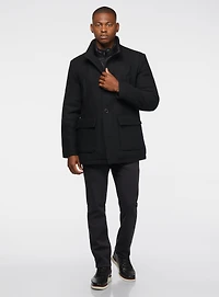 Solid Wool Coat