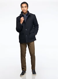 Solid Wool Coat