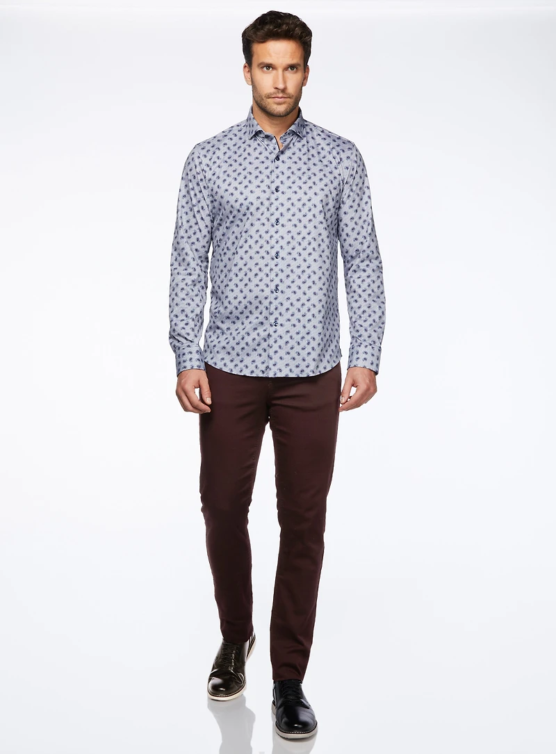 Chino en coton extensible 'Brad Slim'