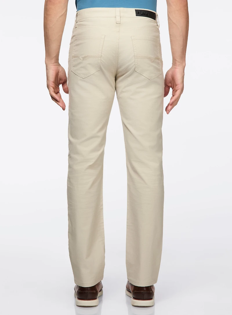 Chino à micro texturé 'Brad Slim'