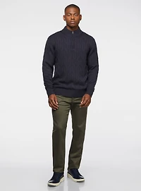 Chino en sergé 'Brad Slim'