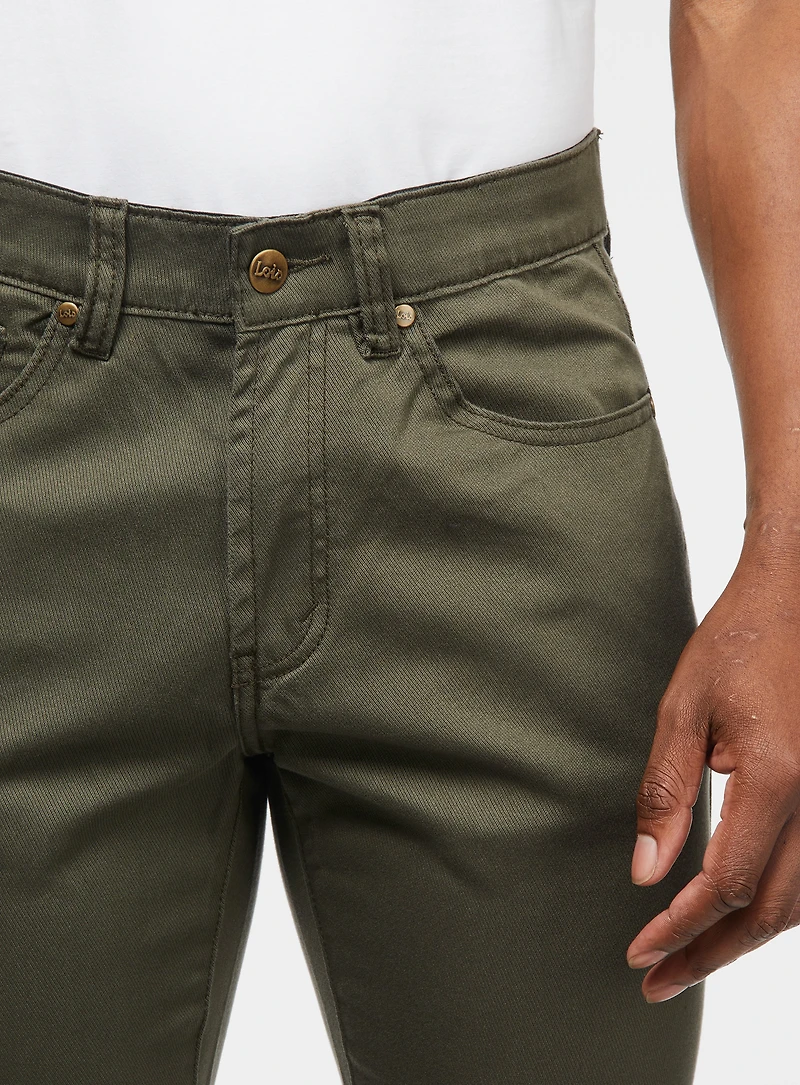 Chino en sergé 'Brad Slim'