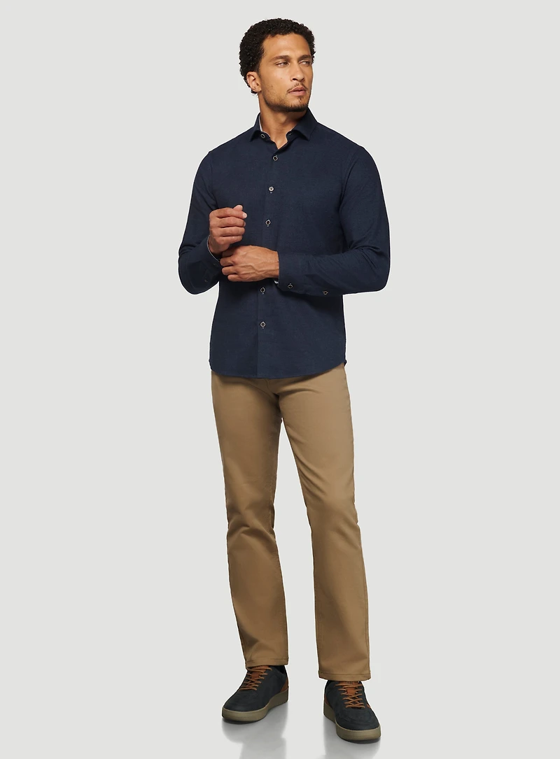 ​'Brad' Slim' Micro Textured Chino