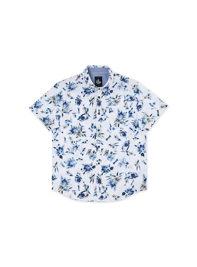 Chemise à grandes fleurs