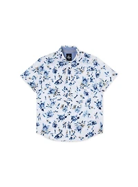 Chemise à grandes fleurs