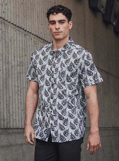 Black Patterned Shirt