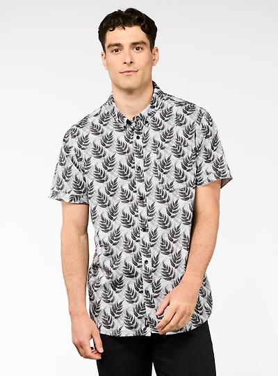 Black Patterned Shirt