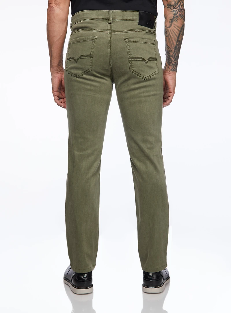 Washed Effect 'Peter Slim' Jeans