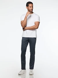 Chino 'Peter Slim' à micro texturé