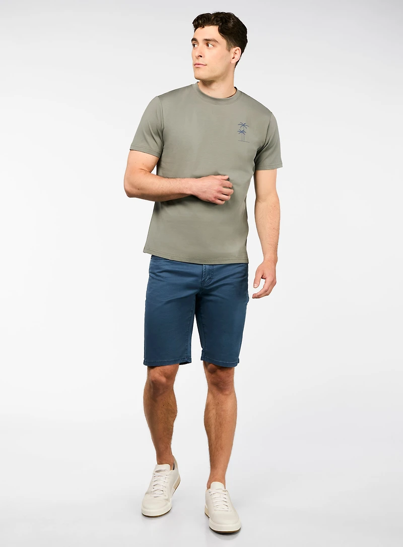 'Dennis' Stretch Denim Bermuda
