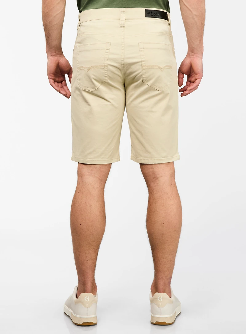 'Dennis' Stretch Denim Bermuda