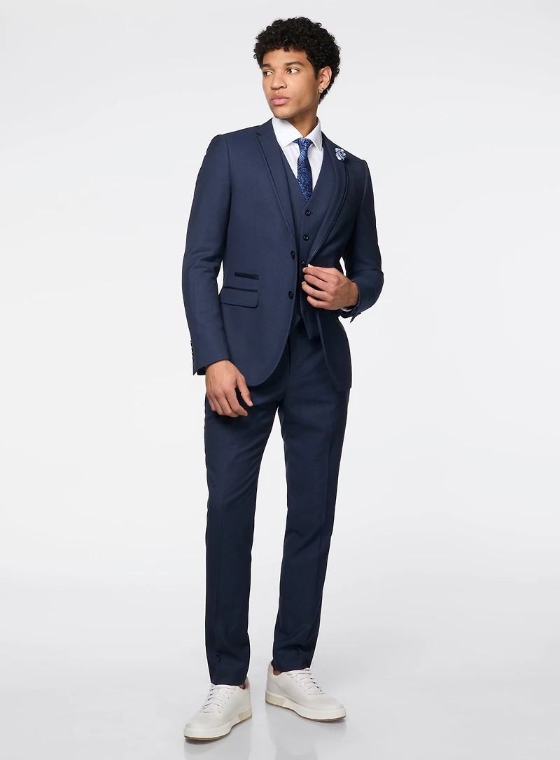 Complet marine à faux uni