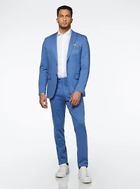 Complet bleu en tricot