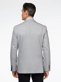 Veston gris texturé