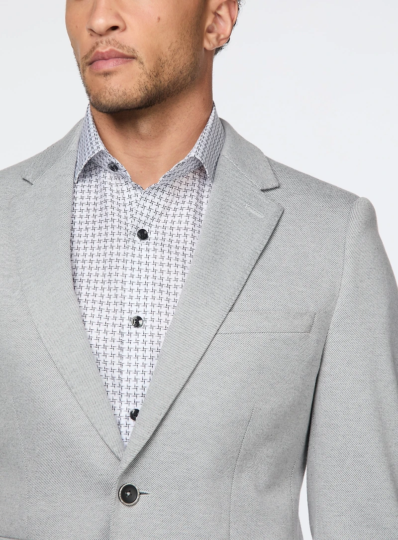 Grey Twill Sport Jacket